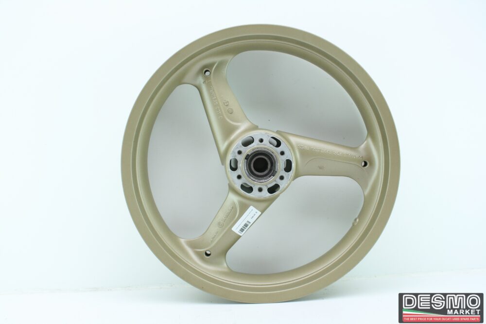 Cerchio anteriore tre razze bronzo Ducati 748 916 996