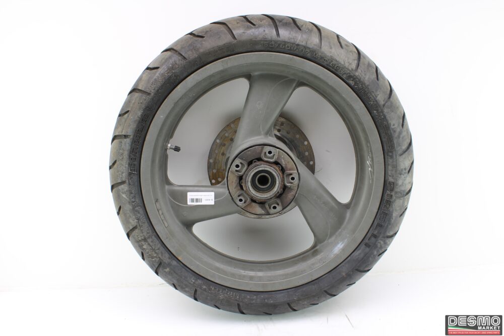 Rear wheel Grey Cagiva mito 125 - Image 2