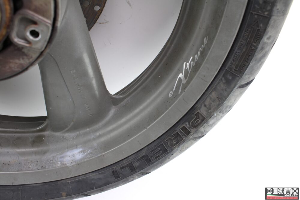 Rear wheel Grey Cagiva mito 125 - Image 4