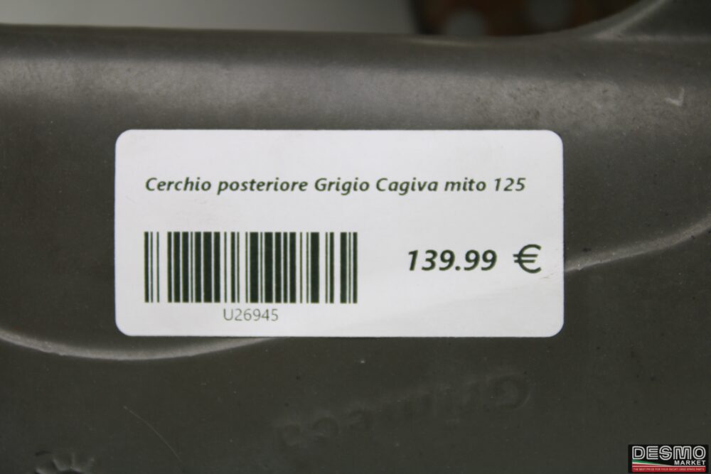 Cerchio posteriore Grigio Cagiva mito 125