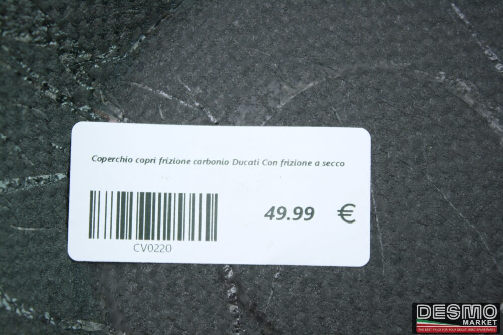 Coperchio copri frizione carbonio Ducati Con frizione a secco