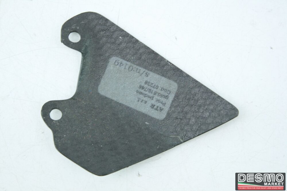 Paratacco pilota carbonio destro Ducati 748 916 996 998