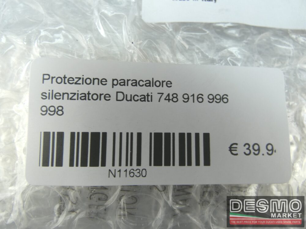 Protezione paracalore silenziatore Ducati 748 916 996 998