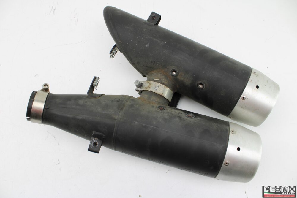 Original Hypermotard 796 1100 exhaust mufflers - Image 2