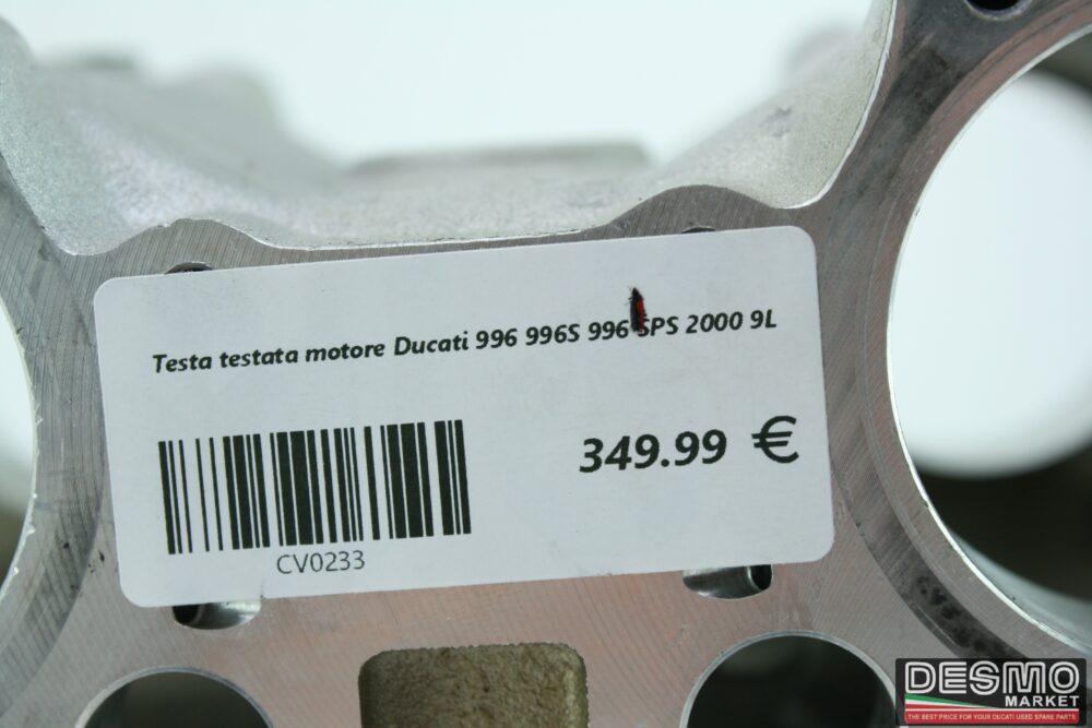 Ducati 996 996S 996 SPS 2000 9L engine cylinder head - Image 9